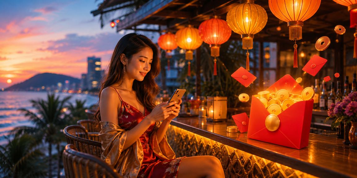 Giao diện thưởng và khuyến mãi h88 – phong bao đỏ tiền thưởng Hội An